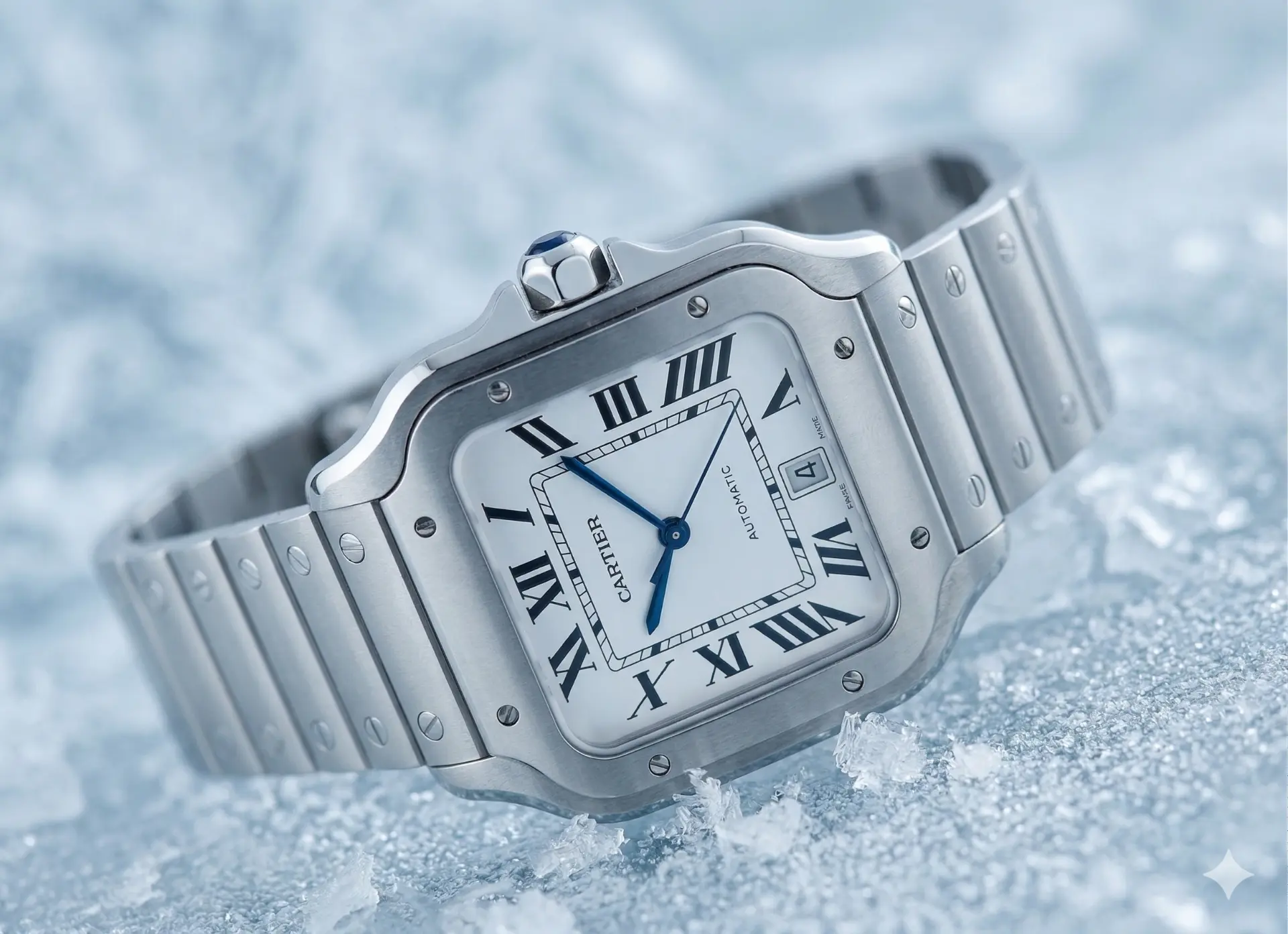 Cartier Santos  Large Titanium photo 2